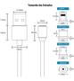 Imagem de Cabo Carregador Magnético Usb 3 Em 1 Para Galaxy A10