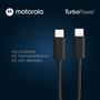 Imagem de Cabo Carregador Motorola Original USB-C Para USB-C 2 Metros - Moto G32, G42 , G52, G62, G82, edge 30 Neo, edge 30, edge 30 Fusion, edge 30 Pro