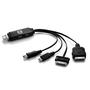 Imagem de Cabo Carregador Multifuncional 4 em 1 USB + Dados C3Tech - UC-14