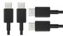 Imagem de Cabo Carregador Original duplo C para Samsung A70 / A71 / A72 /  S24 S23 S22 S21 S20.