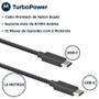 Imagem de Cabo Carregador Original Motorola USB-C Para USB-C 1,5 Metros - Moto G82, edge 30 Neo, edge 30, edge 30 Fusion, edge 30 Pro, edge 30 Ultra