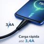 Imagem de Cabo Carregador Tipo C Android Reforçado 2 Metros Original Inova