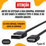 Imagem de Cabo Carregador Turbo 1 metro Para Motorola G22 G20 G10 G9 G8 G7