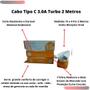 Imagem de Cabo Carregador Turbo com Dados Carga Usb Tipo C 2M Cor Branco