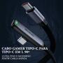 Imagem de Cabo Carregador Usb-C Para Tipo-C 90 1m Led PD 65w Mcdodo