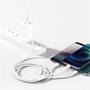 Imagem de Cabo Carregador Usb Tipo C Lightning E Micro V8 3 em 1 Carga Rápida 1.2m Resistente