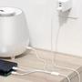 Imagem de Cabo Carregador Usb Tipo C Lightning E Micro V8 3 em 1 Carga Rápida 1.2m Resistente