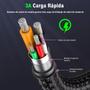 Imagem de Cabo Carregamento/dados C Para C Turbo Alumínio 1m Preto