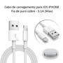Imagem de Cabo Carregamento e Dados P/ iPhone USB para IOS Lightning iPhone 7 8 X XR 11 12