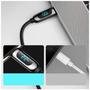 Imagem de Cabo Carregamento Rápido Visor Dados USB Tipo C 1.2m Trançado
