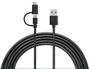 Imagem de Cabo Celular Premium 2 X 1 Micro Usb/tipo-c 1,5m Pulse Wi415