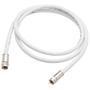 Imagem de Cabo Coaxial Branco 10 Mts Antena Tv Hd Pronto + 2 Conector