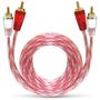 Imagem de Cabo Coaxial Rca 1 Metro Banhado A Ouro SILICONE