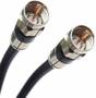 Imagem de Cabo Coaxial Rg6 Preto 10 Metros Para Antena Tv Montado