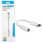 Imagem de Cabo com chip Integrado Adaptador USB-C para Fone de Ouvido P2