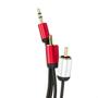 Imagem de Cabo Conector P2 Estéreo para RCA Profissional - 8 Metros