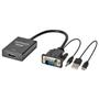Imagem de Cabo conversor  adaptador vga para hdmi com áudio e video