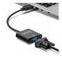 Imagem de Cabo Conversor HDMI Macho p/ VGA Fêmea com Áudio - CC-HV100 -  Exbom 
