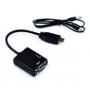 Imagem de Cabo Conversor Hdmi Macho Para Vga Macho 1.80 Metros Banhado