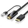 Imagem de Cabo Conversor HDMI para Displayport Macho 4K 1,80 Metros