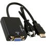 Imagem de Cabo Conversor hdmi para vga Com Áudio Usb