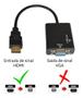 Imagem de Cabo Conversor Hdmi Para Vga Com Saída De Áudio P2