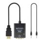 Imagem de Cabo Conversor Hdmi para VGA Fêmea com Áudio Exbom CC-HVA100