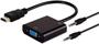 Imagem de Cabo conversor HDMI para VGA Femea com audio