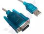 Imagem de Cabo Conversor Porta Serial Rs232 Usb Azul Vga Machoxusb