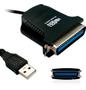 Imagem de Cabo Conversor Usb Paralelo Db36 Lpt Impressora Lx300 36 Pin