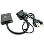Imagem de Cabo Conversor VGA para HDMI com Áudio e Vídeo 1080p Alimentação via USB Exbom CC-VHA30