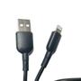 Imagem de Cabo Dados Carga Rápida Ios x Usb 1 Metro 3A Kaidi Kd-28A Preto