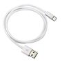 Imagem de Cabo dados USB tipo C branco 1 Metro reforçado