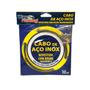 Imagem de Cabo de Aço Inox Way Fishing 120lb 10m Prata com Nylon Flexível 50 Luvas