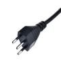 Imagem de Cabo de Alimentação Tripolar para Fonte e PC - Resistente a Sobrecargas