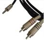 Imagem de Cabo de Áudio 1 P2 Estéreo x 2 RCA Macho (3 mts) - JJF