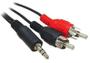 Imagem de Cabo de Áudio P2 Stereo p/ 2 RCA 5 Metros XC-P2ST-2RCA-5M