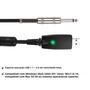 Imagem de Cabo de Áudio USB para Guitarra - Plug 6,35mm - Compatível com Windows e macOS