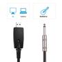 Imagem de Cabo de Áudio USB para Guitarra - Plug 6,35mm - Compatível com Windows e macOS