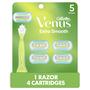 Imagem de Cabo de Barbear Gillette Venus Extra Smooth com 4 Lâminas e Recargas