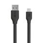 Imagem de Cabo De Carregamento 1Hora Usb 2.0 A/C 3A Macho 1M Preto