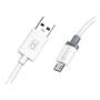 Imagem de Cabo De Dados e Carregamento 1,20 METROS Compatível Samsung Xiaomi Motorola USB / Micro USB V8 Turbo 4.0 Hrebos HS-68