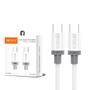 Imagem de Cabo De Dados e Carregamento 2 METROS Compatível Iphone 15 / 15 Pro Max USB-C / USB-C TYPE C Turbo 4.0 Hrebos CB-353C