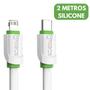 Imagem de Cabo De Dados e Carregamento 2 METROS SILICONE Compatível Iphone 11 12 13 14 Pro Max USB-C/LIGHTNING TYPE C Turbo 3.0 Hrebos HS-23