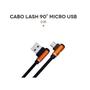 Imagem de Cabo de Dados OEX Game LASH 90º Micro USB 1.5M C31 Preto