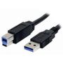 Imagem de Cabo de Dados USB 3.0 a Macho X USB 3.0 B Macho 1,8M CBUS0013 Preto STORM