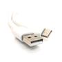 Imagem de Cabo De Dados Usb-C Kingo Branco 1M 2.1A Para Moto G9 Play