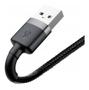 Imagem de Cabo de Dados Usb Lightning Cabo de Carregamento Usb 2 metros cinza