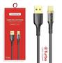 Imagem de Cabo de dados usb lightning turbo 1.2m 5v 3.0a tomate tc-212l