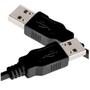 Imagem de Cabo de Dados USB Macho x USB Macho 2 Metros Reforçado Preto